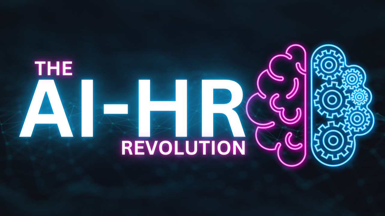 Text that reads The AI-HR Revolution